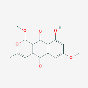 molecular formula C16H14O6 B1261282 Ascomycone A 