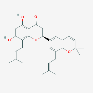 molecular formula C30H34O5 B1261290 Maackiaflavanone B 