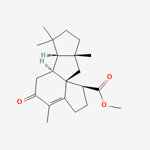 molecular formula C21H30O3 B1261291 Methyl phomopsenonate 