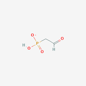 molecular formula C2H4O4P- B1261296 Phosphonoacetaldehyde(1-) 