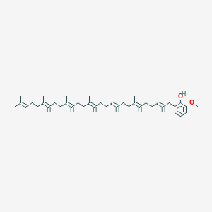 molecular formula C42H64O2 B1261297 2-Methoxy-6-(all-trans-heptaprenyl)phenol 