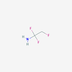 molecular formula C2H4F3N B12612972 1,1,2-Trifluoroethan-1-amine CAS No. 918824-70-1