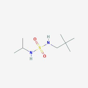 molecular formula C8H20N2O2S B12612997 N-(2,2-Dimethylpropyl)-N'-propan-2-ylsulfuric diamide CAS No. 898798-38-4