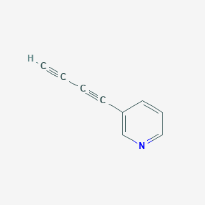 molecular formula C9H5N B12613025 3-(Buta-1,3-diyn-1-yl)pyridine CAS No. 648431-98-5
