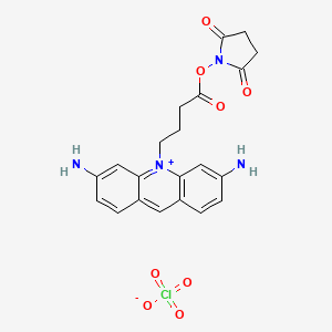 molecular formula C21H21ClN4O8 B1261320 Atto 465 NHS ester 