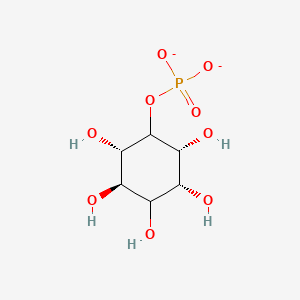 molecular formula C6H11O9P-2 B1261324 1D-myo-inositol 6-phosphate(2-) 