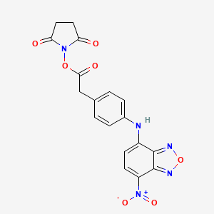 molecular formula C18H13N5O7 B1261327 QSY35琥珀酰亚胺酯 