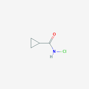 molecular formula C4H6ClNO B12613351 n-Chlorocyclopropanecarboxamide CAS No. 650584-40-0