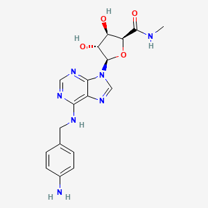 molecular formula C18H21N7O4 B1261338 AB-MECA 
