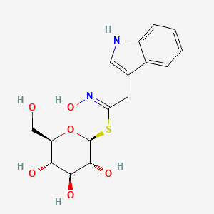 molecular formula C16H20N2O6S B1261340 吲哚甲基-脱硫葡萄糖异硫氰酸酯 