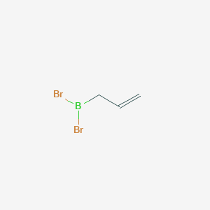 molecular formula C3H5BBr2 B1261344 Allyldibromoborane 