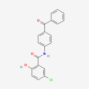 molecular formula C20H14ClNO3 B12613450 N-(4-Benzoylphenyl)-5-chloro-2-hydroxybenzamide CAS No. 648922-63-8