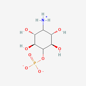 molecular formula C6H13NO8P- B1261351 Scyllo-inosamine-4-phosphate 