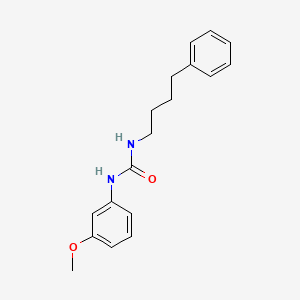 molecular formula C18H22N2O2 B1261364 1-(3-Methoxyphenyl)-3-(4-phenylbutyl)urea 