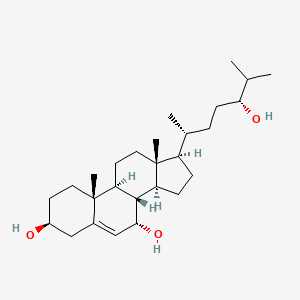 (24R)-7alpha,24-dihydroxycholesterol