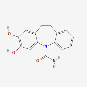 molecular formula C15H12N2O3 B1261368 2,3-Dihydroxycarbamazepine CAS No. 81861-12-3