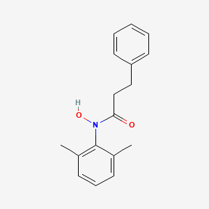 molecular formula C17H19NO2 B12613689 N-(2,6-Dimethylphenyl)-N-hydroxy-3-phenylpropanamide CAS No. 918107-10-5