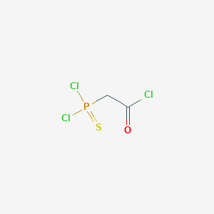 molecular formula C2H2Cl3OPS B12613847 (Dichlorophosphorothioyl)acetyl chloride CAS No. 920007-53-0