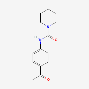 molecular formula C14H18N2O2 B12613972 N-(4-Acetylphenyl)piperidine-1-carboxamide CAS No. 651053-02-0