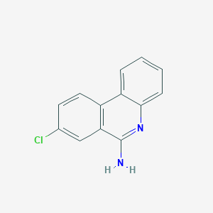 molecular formula C13H9ClN2 B12613993 6-Phenanthridinamine, 8-chloro- CAS No. 651055-79-7