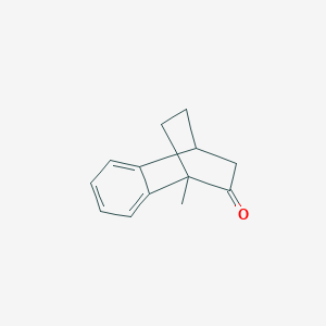 molecular formula C13H14O B12614034 1-Methyl-3,4-dihydro-1,4-ethanonaphthalen-2(1H)-one CAS No. 918299-17-9