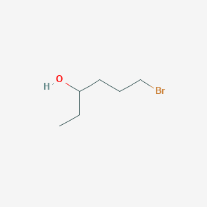 molecular formula C6H13BrO B12614043 6-Bromohexan-3-ol CAS No. 920007-14-3