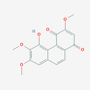 molecular formula C17H14O6 B1261408 Calanquinone A 