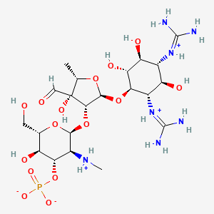 molecular formula C21H41N7O15P+ B1261409 Streptomycin 3''-phosphate(1+) 