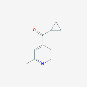 molecular formula C10H11NO B126141 Cyclopropyl(2-methylpyridin-4-yl)methanone CAS No. 155047-87-3