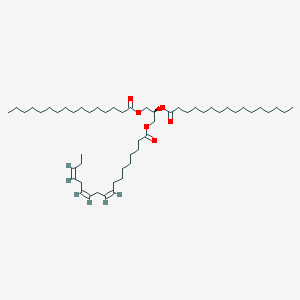 molecular formula C53H96O6 B1261413 TG(16:0/16:0/18:3(9Z,12Z,15Z))[iso3] 