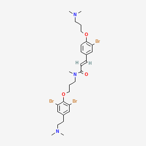molecular formula C28H38Br3N3O3 B1261417 Psammaplysene C 