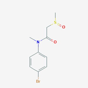 molecular formula C10H12BrNO2S B12614249 N-(4-Bromophenyl)-2-(methanesulfinyl)-N-methylacetamide CAS No. 919348-91-7