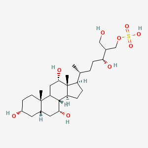 molecular formula C27H48O9S B1261425 5beta-Scymnol sulfate 