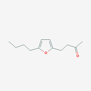 molecular formula C12H18O2 B12614258 4-(5-Butylfuran-2-yl)butan-2-one CAS No. 873000-26-1