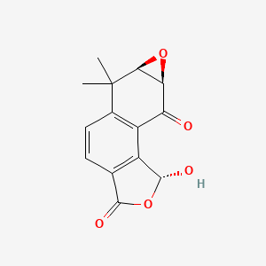 molecular formula C14H12O5 B1261426 Hyphodermin A 