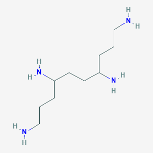 molecular formula C10H26N4 B12614341 Decane-1,4,7,10-tetramine CAS No. 877459-76-2
