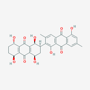 molecular formula C30H26O10 B1261435 Phaeosphenone 