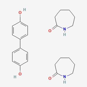 molecular formula C24H32N2O4 B12614363 Azepan-2-one;4-(4-hydroxyphenyl)phenol CAS No. 918409-69-5