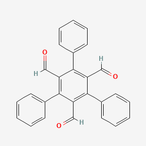 molecular formula C27H18O3 B12614460 2,4,6-Triphenylbenzene-1,3,5-tricarbaldehyde CAS No. 918342-68-4