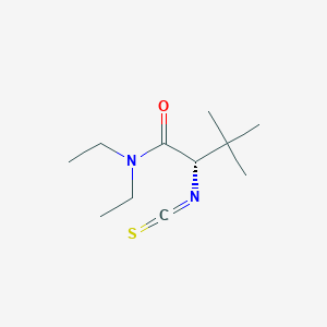molecular formula C11H20N2OS B12614620 N,N-Diethyl-3-methyl-N~2~-(sulfanylidenemethylidene)-L-valinamide CAS No. 919113-08-9