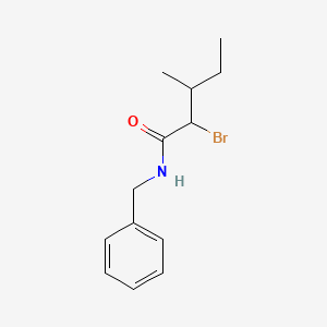 molecular formula C13H18BrNO B12614668 N-Benzyl-2-bromo-3-methylpentanamide CAS No. 917887-54-8