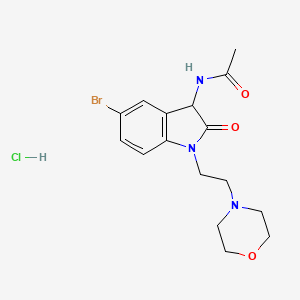 molecular formula C16H21BrClN3O3 B1261469 C16H21BrClN3O3 