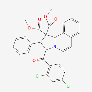 molecular formula C29H23Cl2NO5 B12614802 C29H23Cl2NO5 