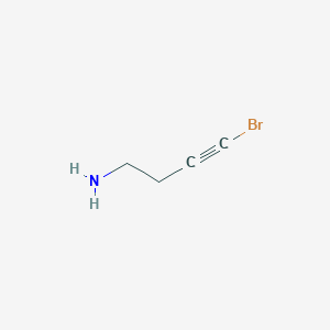 molecular formula C4H6BrN B12614840 4-Bromobut-3-YN-1-amine CAS No. 918871-66-6