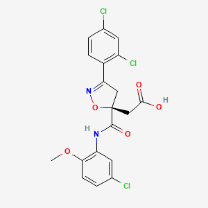 molecular formula C19H15Cl3N2O5 B12614846 C19H15Cl3N2O5 