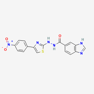 molecular formula C17H12N6O3S B1261485 BSc3094 