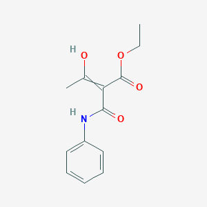 molecular formula C13H15NO4 B12614883 Ethyl 3-hydroxy-2-(phenylcarbamoyl)but-2-enoate CAS No. 922179-07-5