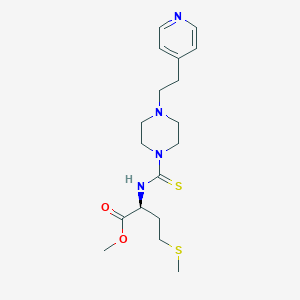 molecular formula C18H28N4O2S2 B12614890 C18H28N4O2S2 