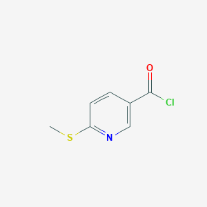 6-(Methylsulfanyl)pyridine-3-carbonyl chloride