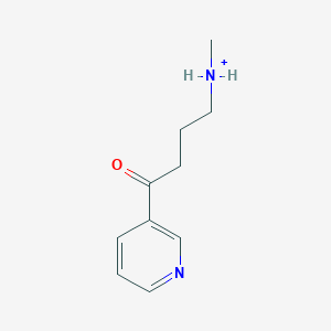molecular formula C10H15N2O+ B1261517 Pseudooxynicotinium(1+) 